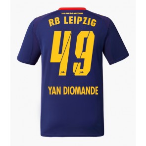 RB Leipzig Yan Diomande #49 Udebanetrøje 2025-26 Kortærmet